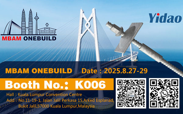 Aug 2025-Yidao to attend MBAM ONEBUILD Malaysia 2025 in Malaysia